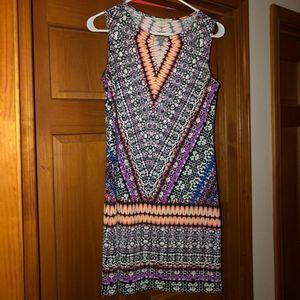 multi color petite size dress